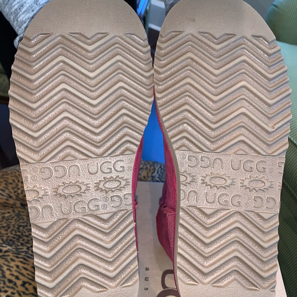 Ugg Short Boot In Ruby - image 6